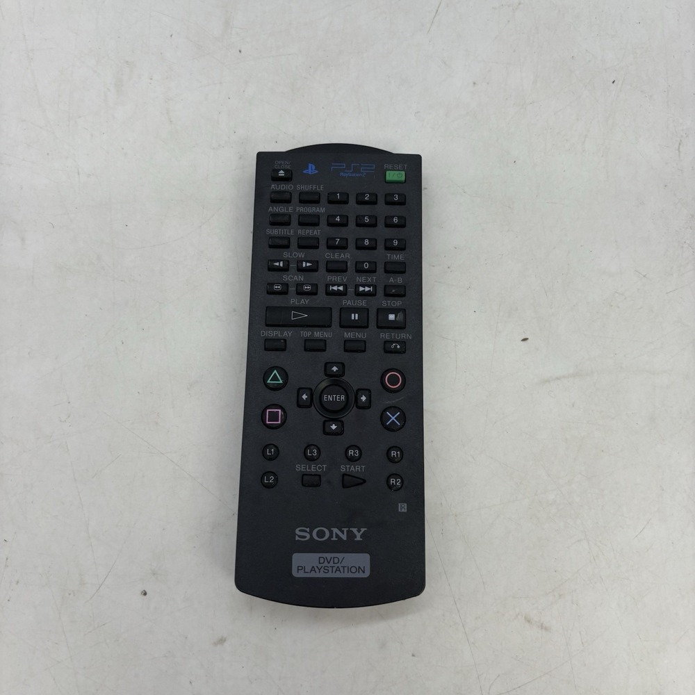 Genuine Sony PlayStation 2 SLIM PS2 DVD Remote Control SCPH-10420 MINT